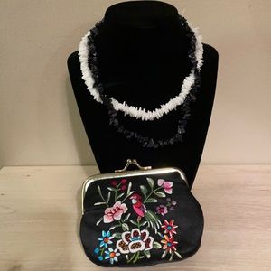 Puka Chip Black & White Necklaces